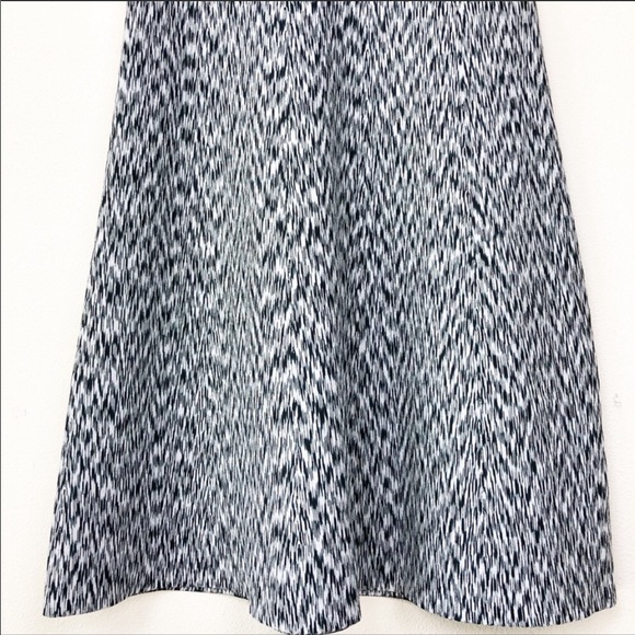 Ann Taylor Space Dyed Gray A Line Work Midi Dress - Picture 6 of 11